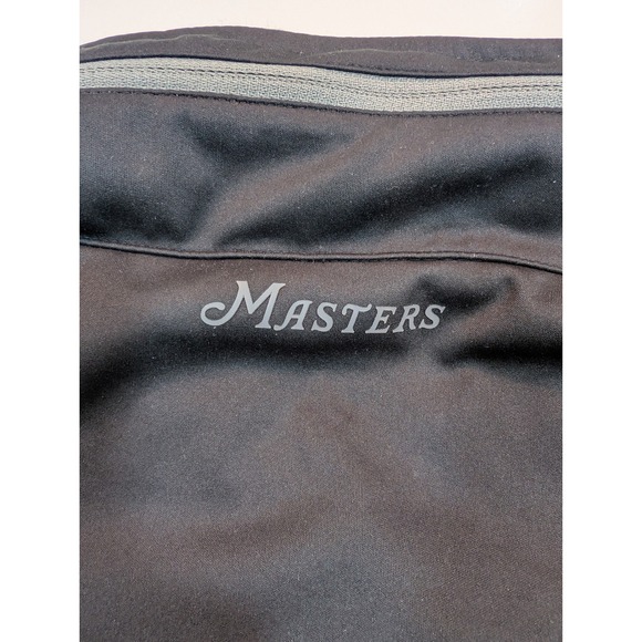 Masters Tech Mens LG Black Full Zip Golf Rain Jacket Stowable Augusta - Picture 8 of 13